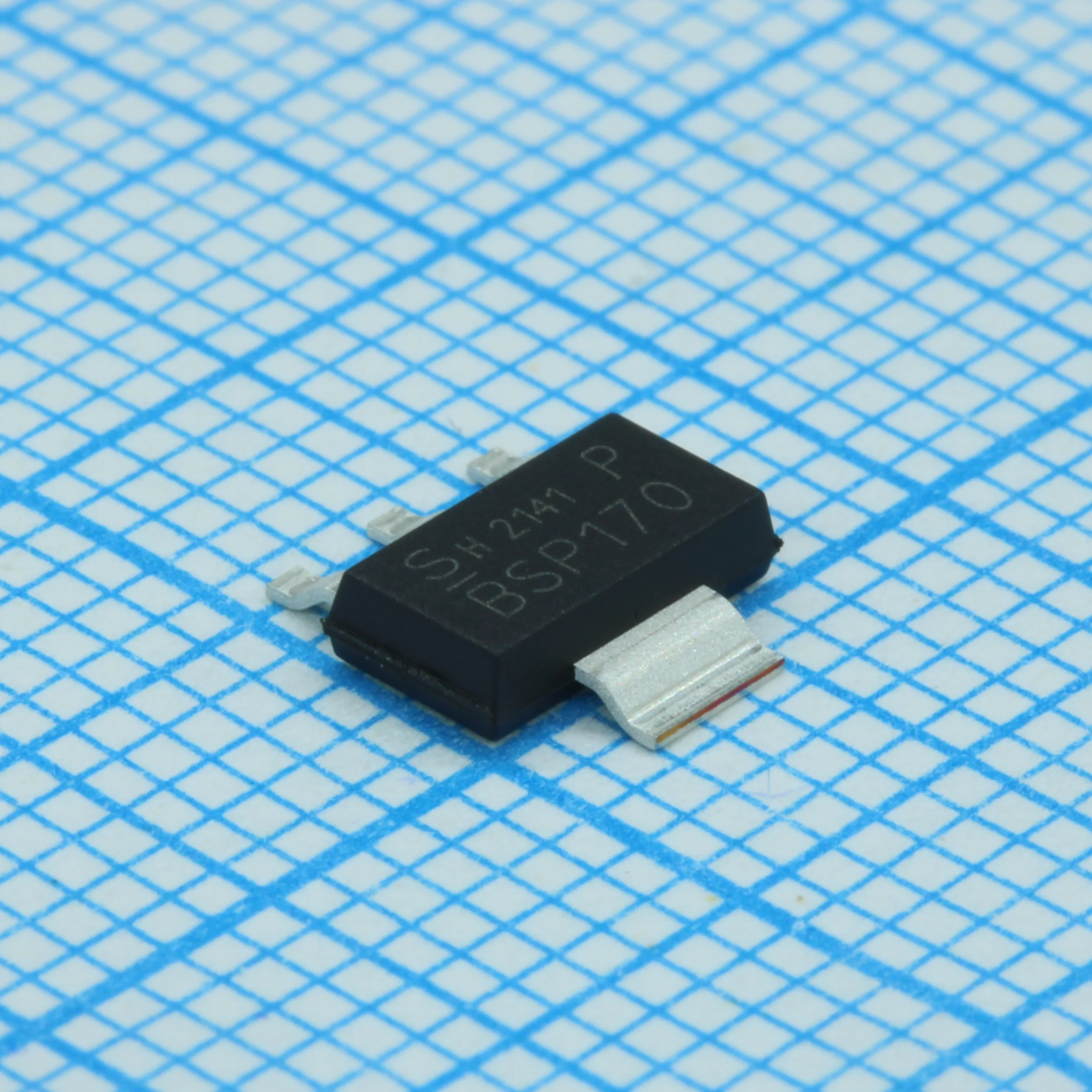 BSP170PH6327XTSA1 - Транзистор полевой MOSFET P-канальный 60В 1.9А 1,8Вт