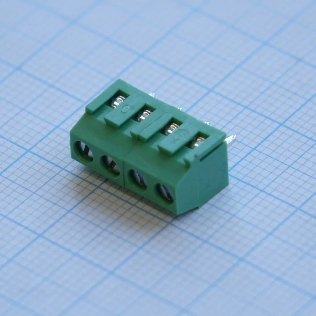 DG381-3.81-04P-14-00A(H) - Винтовой клеммный блок. Серия DG381-3.81