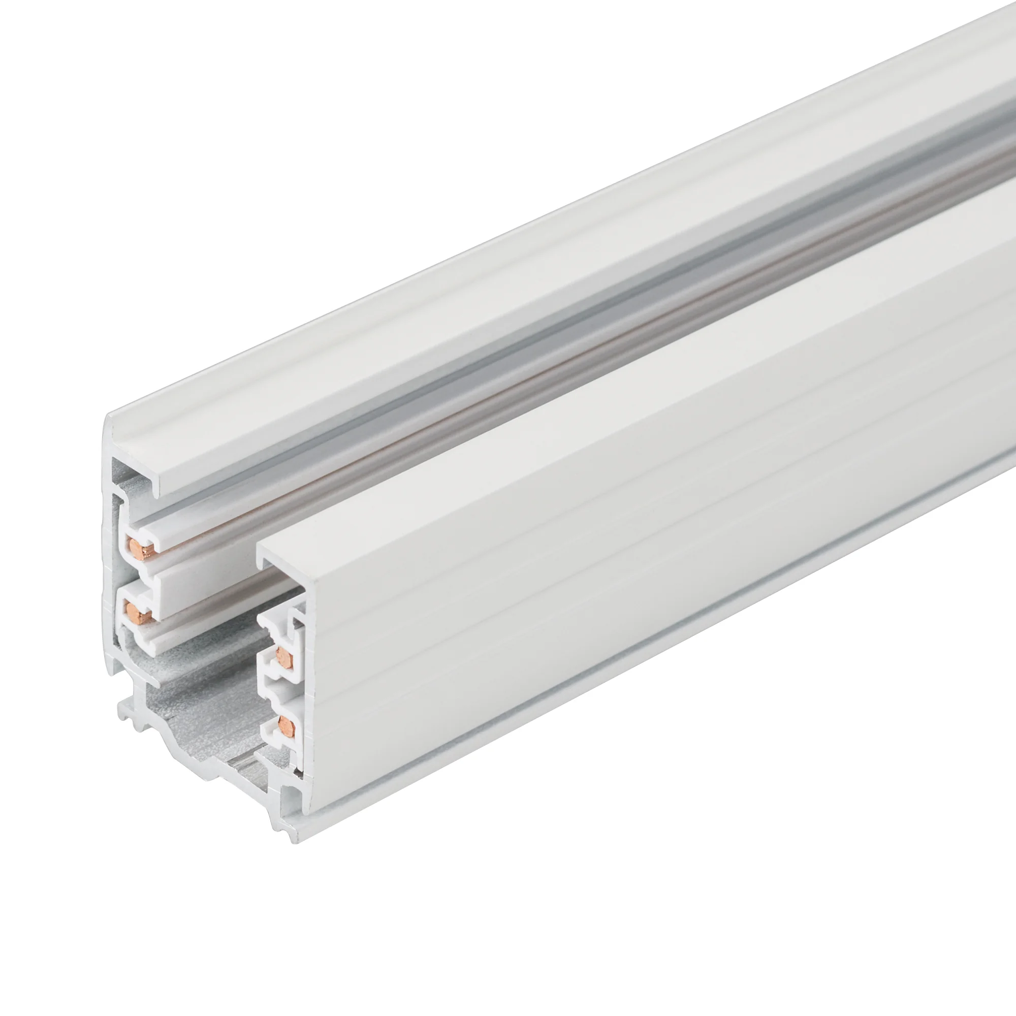 Трек LGD-D3P-2000 White-M 028368 - 3-фазный трек 4TR, на 4 провода, длина 2м. Цвет молочный белый RAL9010. Коннектор питания и заглушка приобретаются отдельно. Размер ДxШxВ: 2000x31x35мм. При использовании с треками и аксессуарами другой серии возможно от