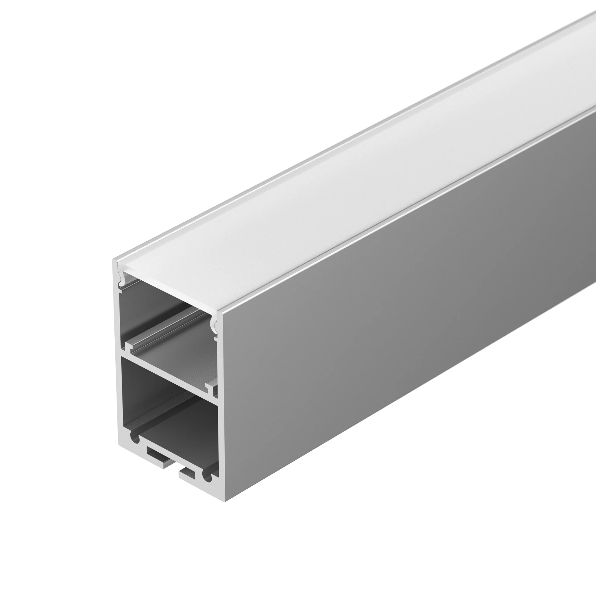 Профиль ARH-LINE-3750A-3000 ANOD 036137 - Алюминиевый анодированный подвесной профиль для светодиодных лент и линеек, с отсеком для блока питания (размер отсека 32x20 мм). Габаритные размеры (L?W?H): 3000x36,2x52,5 мм. Ширина площадки для ленты 24 мм. Экр