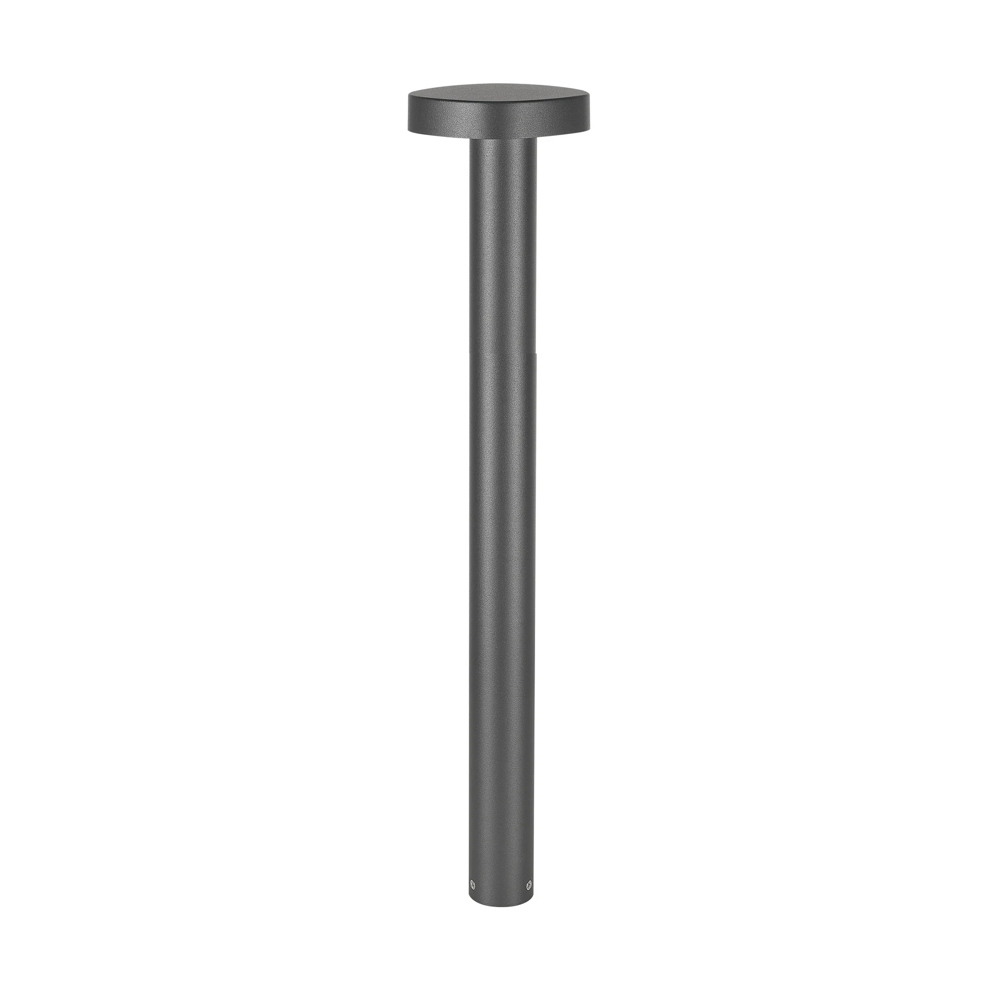 Светильник LGD-SWAMP-BOLL-H700-7W Warm3000 (GR, 93 deg, 230V) 048359 - 700мм уличный светодиодный светильник для подсветки дорожек. Цвет ТЕПЛЫЙ БЕЛЫЙ 3000К, светодиоды 7Вт (330лм). Влагозащищенный корпус IP65 - серый алюминий, экран из поликарбоната. Пита