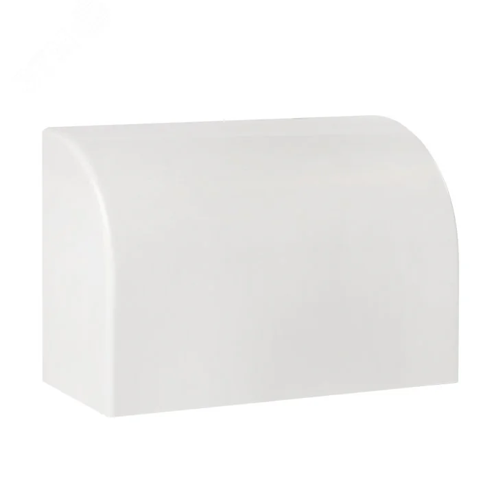 Заглушка (100х40) (2 шт) белая EKF-Plast