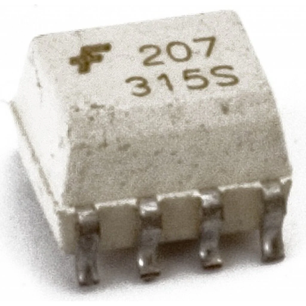 MOCD217M - Оптопара транзисторная двухканальная 2.5кВ /30В 0.15A Кус=100%... 0.24Вт -40...+100°C