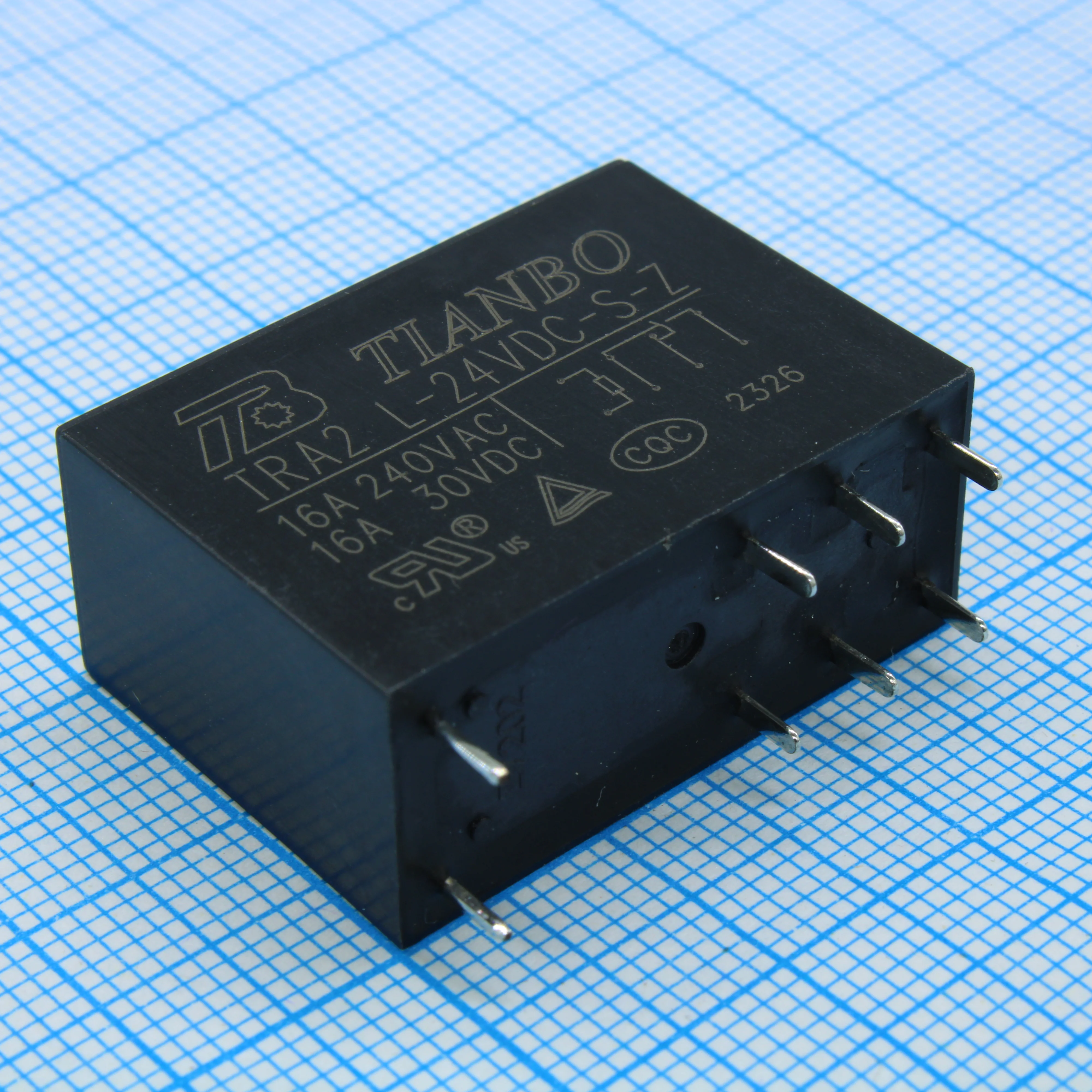 TRA2L-24VDC-S-Z - Реле силовое 16А одна группа на переключение катушка 24В 0.54Вт