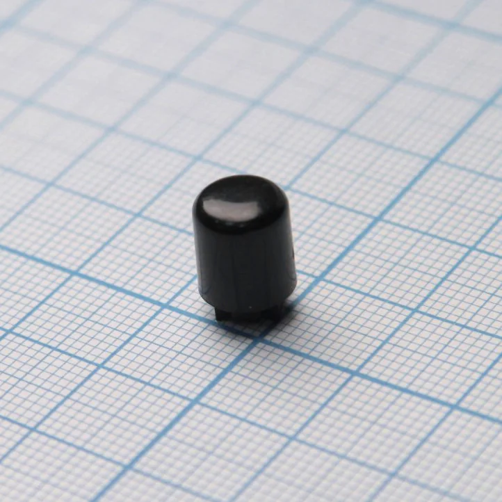 Колпачок A21 черный - SWT-81-7 (D=9, H=12)