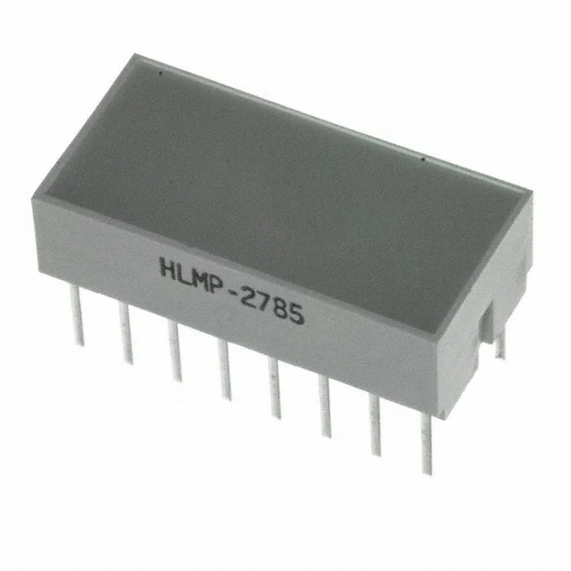 HLMP-2785 - Светодиодный модуль 1хLEDх8,89х19,05мм/желтый/585нм/26-70мкд/белый матовый