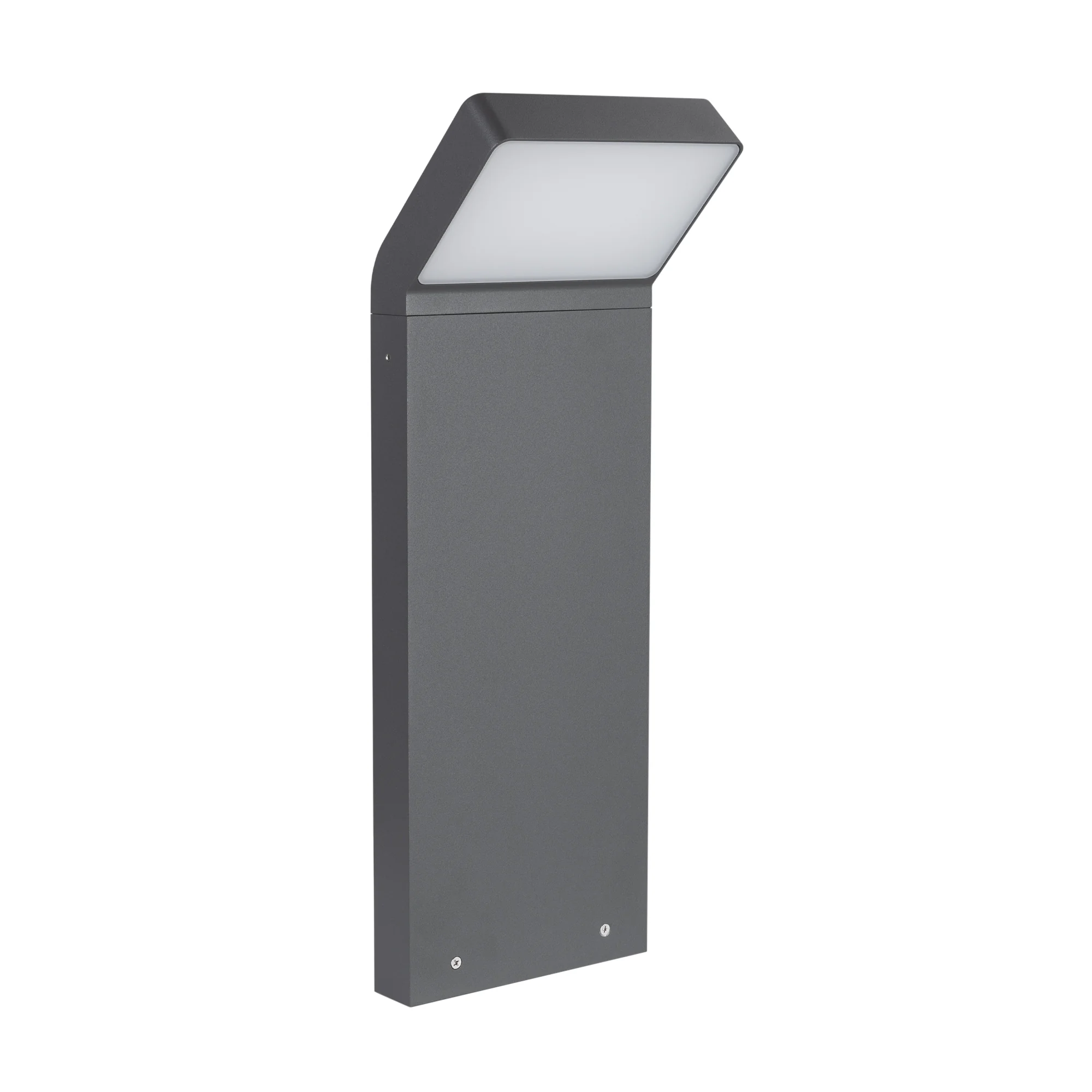 Светильник LGD-ECRAN-BOLL-H500-9W Warm3000 (GR, 108 deg, 230V) 029991 - 500мм уличный светодиодный светильник для подсветки дорожек. Цвет ТЕПЛЫЙ БЕЛЫЙ 3000К, 9Вт (830лм). Влагозащищенный корпус IP65 - серый алюминий, экран из поликарбоната. Питание 230В, 