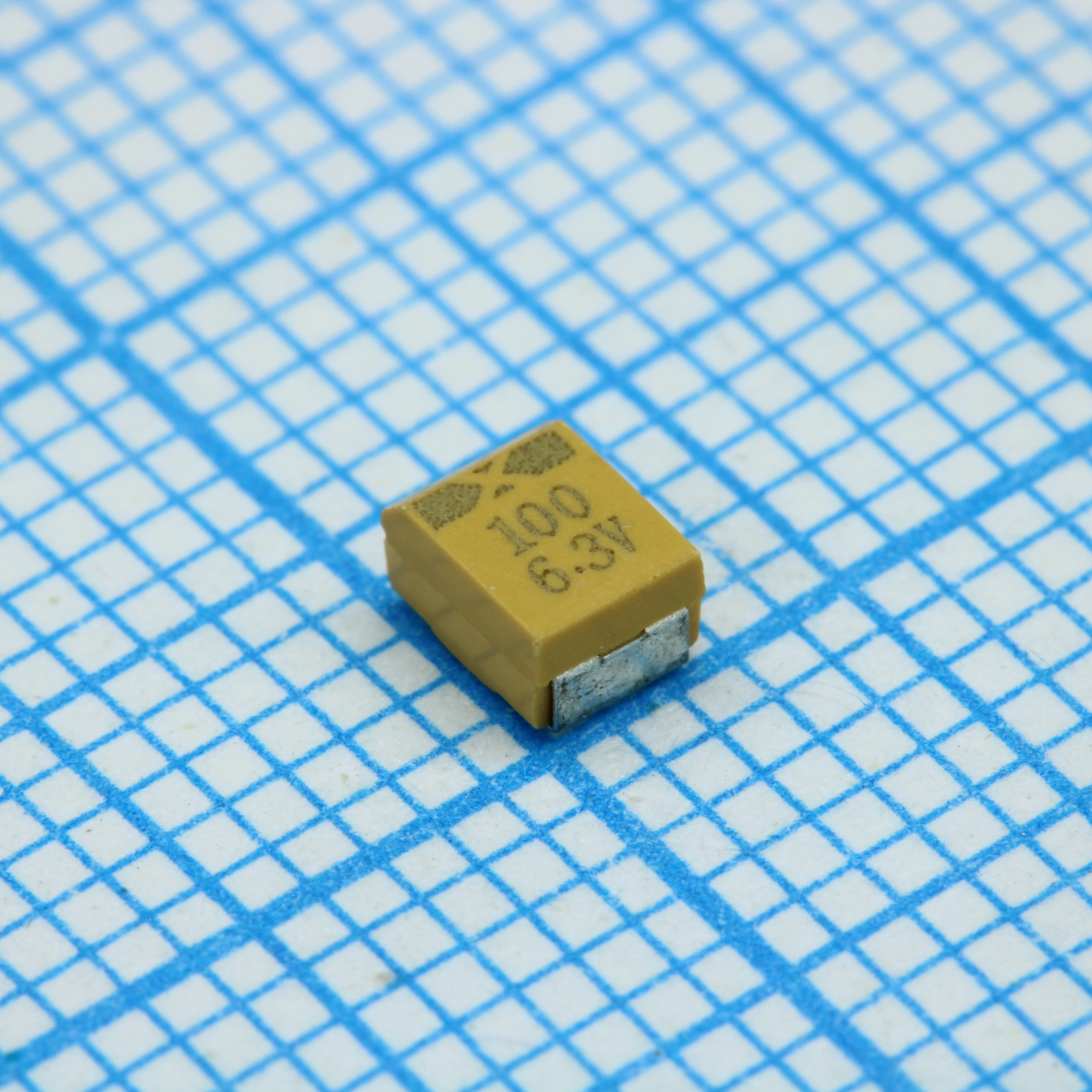 CA45-B6R3K107T - Конденсатор танталовый 100мкФ 6.3В -55°C...+125°C 1.7Ом 100кГц ±10% типоразмер B-3528