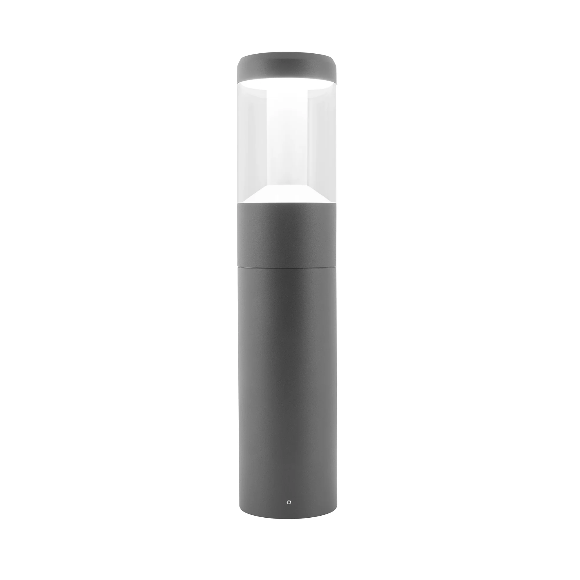 Светильник LGD-STEM-BOLL-H500-10W Warm3000 (GR, 185 deg, 230V) 029966 - 500мм уличный светодиодный светильник для подсветки дорожек. Цвет ТЕПЛЫЙ БЕЛЫЙ 3000К, 10Вт (670лм). Влагозащищенный корпус IP65 - серый алюминий, экран из поликарбоната. Питание 230В,