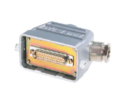 Крышка разъема Z7.415.3335.0 - Вилочный разъем REVOS D-SUB, 50 контактов, Size 10, контактная вставка крышка разъема с кабельным вводом М20х1,5, 40 V, 5 А