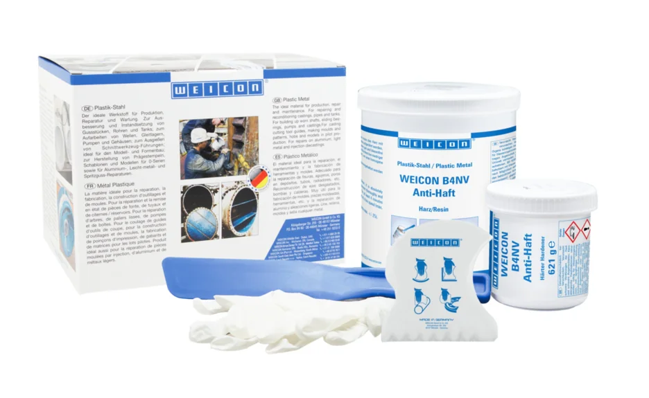 wcn17150020 - 10062941 WEICON B4NV Anti-Stick (2 кг) Жидкий композит, с минеральным наполнением, серый