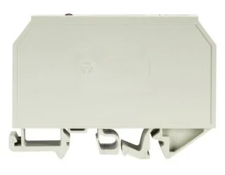 Клемма 9760 U/8 TKE48V/V0 57.110.1655.0 - Заземляющая клемма, тип фиксации провода: винтовой, номинальное сечение: 10 мм кв., 30A, 48V, ширина: 18 мм, цвет: серый, тип монтажа: DIN 35