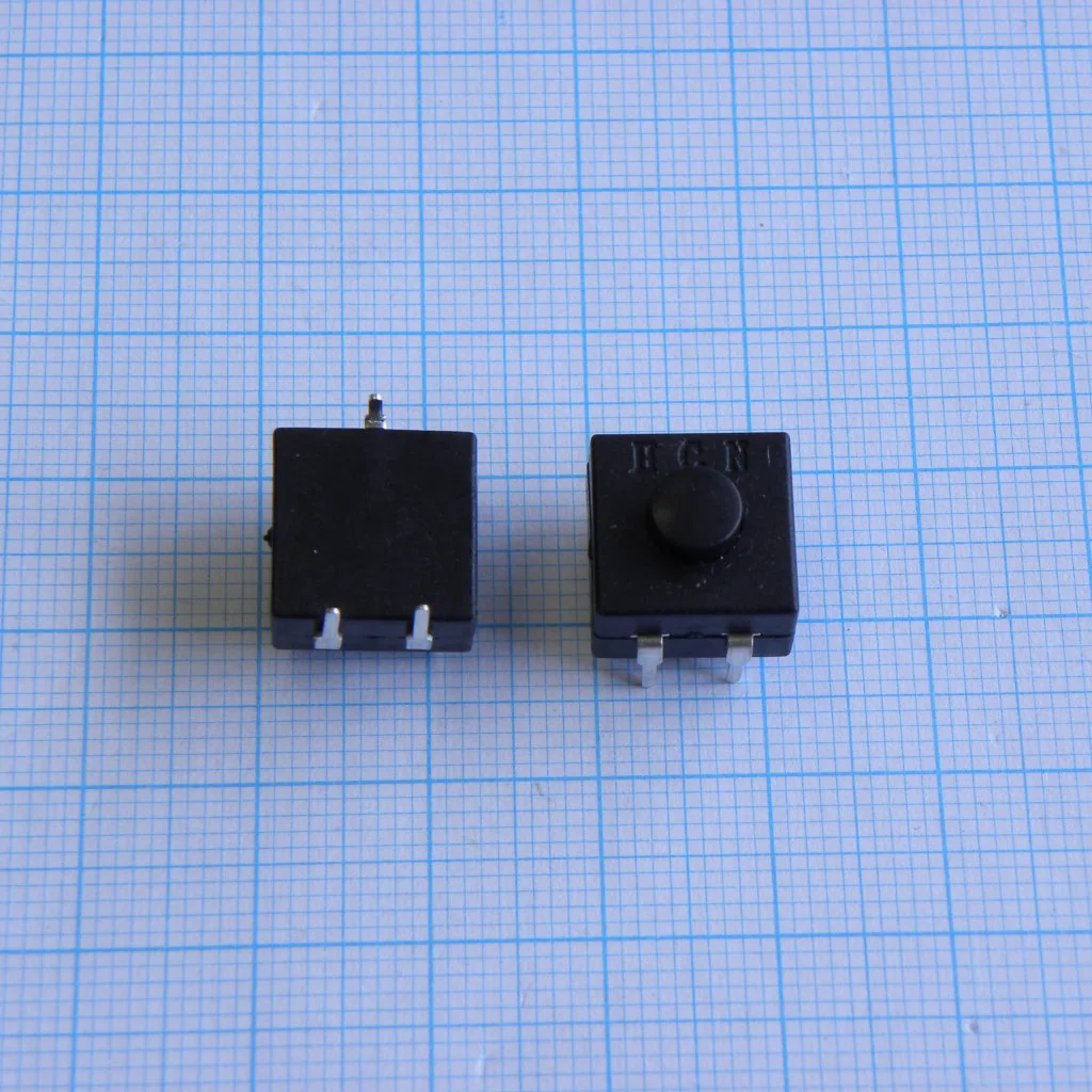 DS KAN-4A1 3pin off-on-on - 250V 1A с фиксацией 11*11 высота 5mm