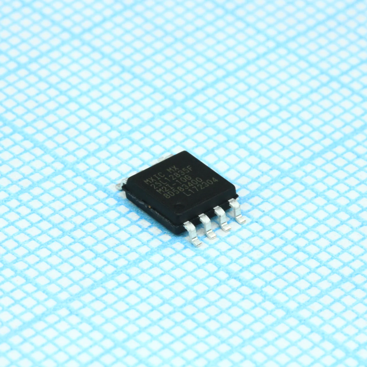 MX25L12835FM2I-10G T/R - Флэш-память архитектура ИЛИ-НЕ шина SPI электропитание 3В/3.3В 128Мбит 128M/64M/32M x 1/2-бит/4-бит 8нс 8-Pin SOP