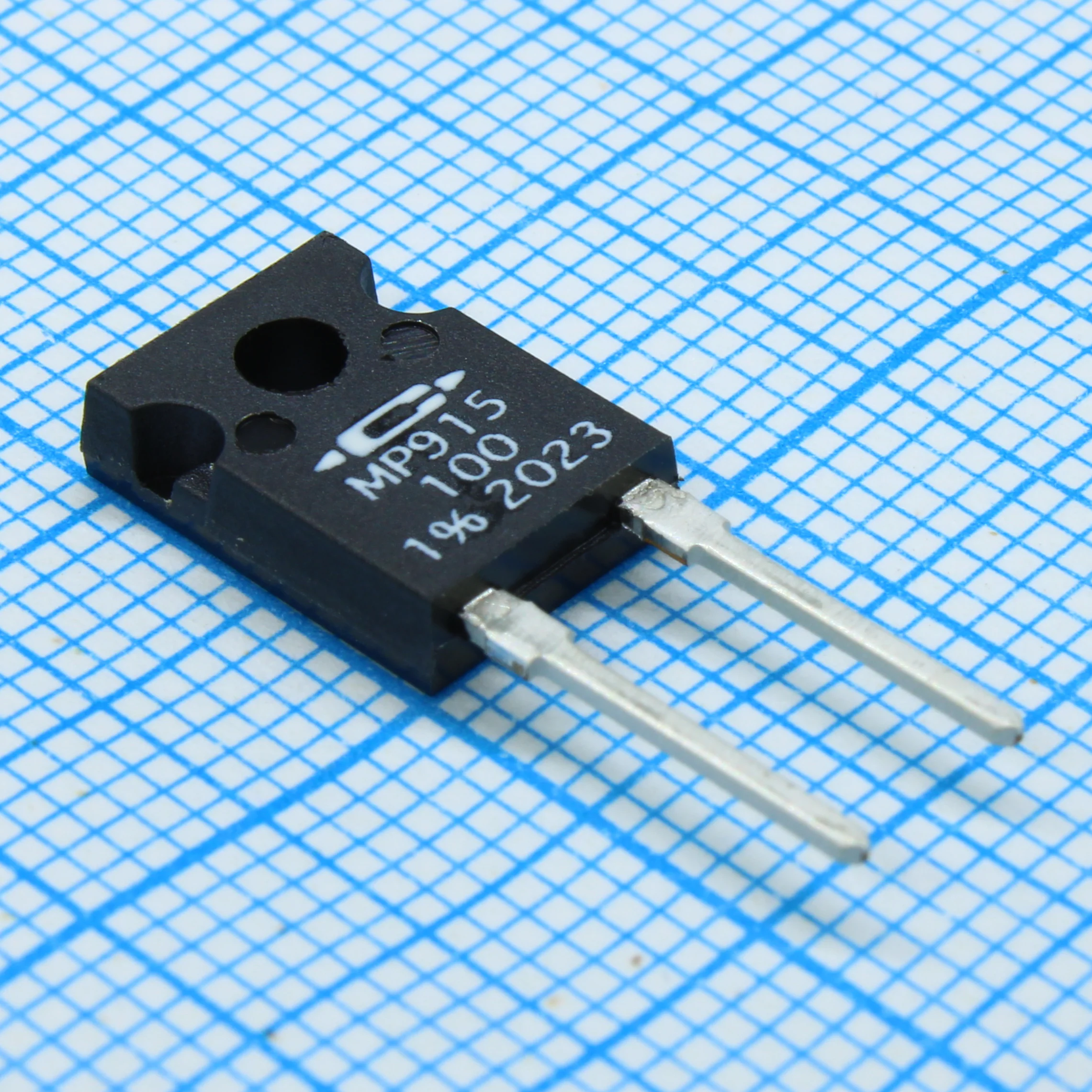 MP915-100-1% - Толстопленочный резистор 100 Ом ±1%, 15Вт, -55°С...+150°С