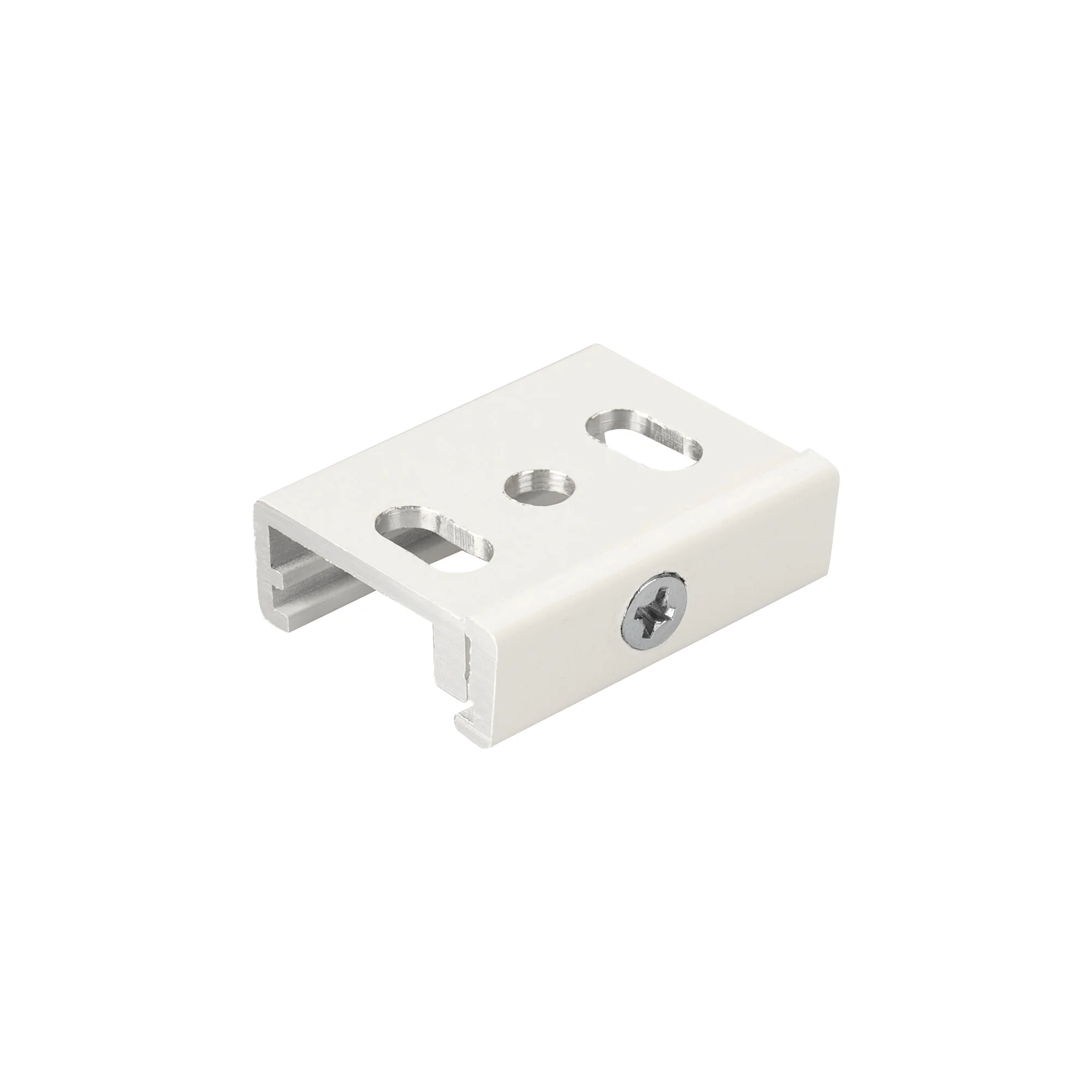 Крепление LGD-4TR-BRACKET-WH (D) 031257 - Крепление для накладного монтажа для трехфазных треков 4TR. Цвет белый RAL9010. При использовании с треками и аксессуарами другой серии возможно отличие по цвету. Совместимо только с шинопроводом серии D3P.