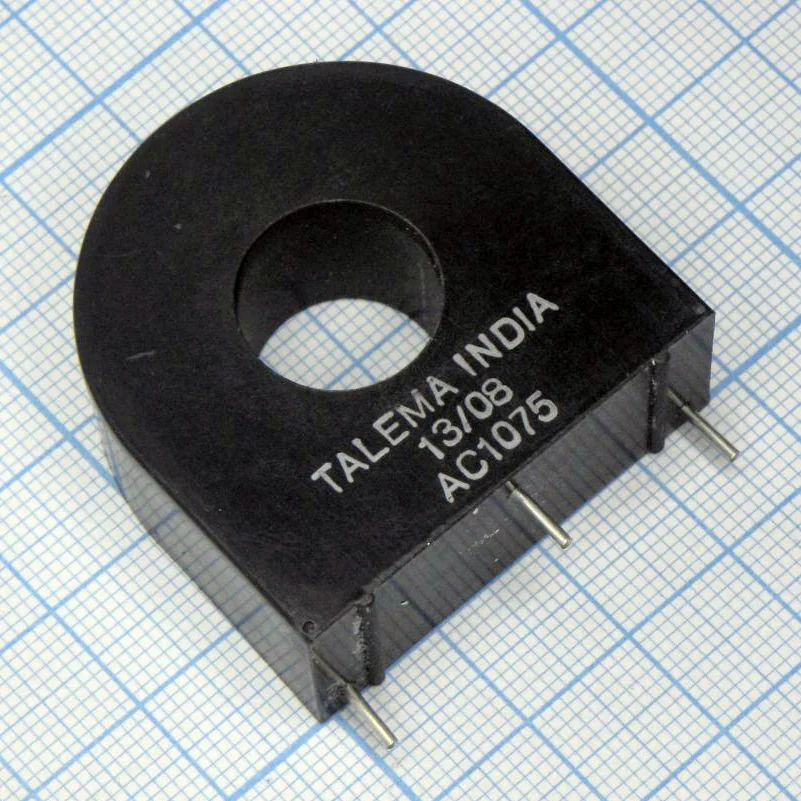 AC-1075 - Датчик тока 75A, 1000:1, 50/60Hz, 1 обмотка