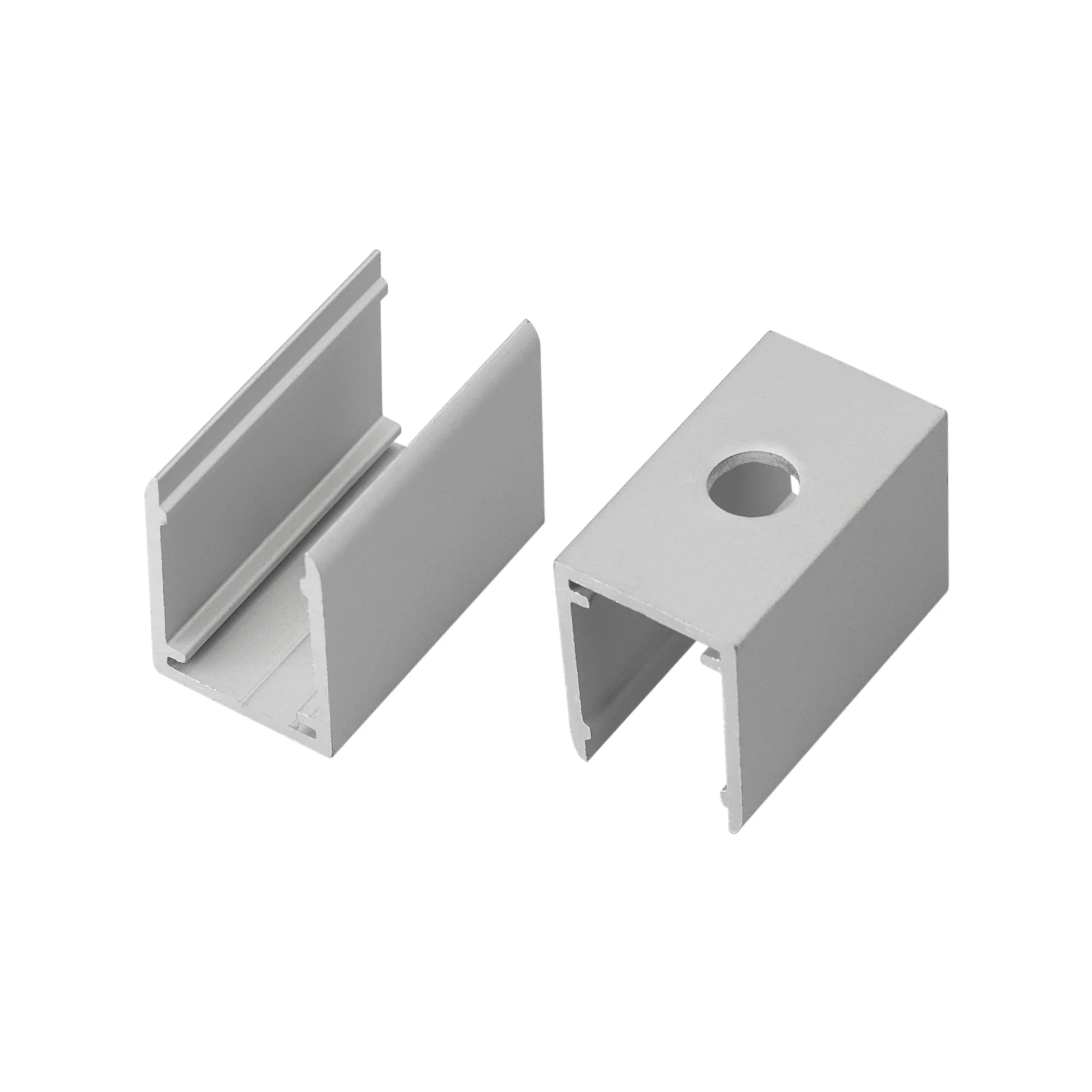 Держатель ARL-MOONLIGHT-1712-CLIP ANOD 025544 - Клипса из анодированного алюминия для гибкого неона MOONLIGHT сечения 17х12мм. Длина 25 мм.