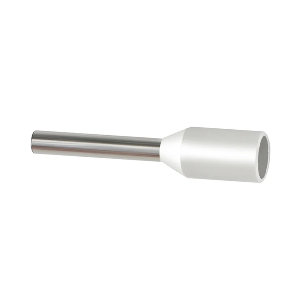 Наконечник кабельный elcGLW-005606 - 005606 GLW НШВИ 0.5-8, изол. PP, цвет белый, наконечник штыревой втулочный изолированный (100шт/упак)