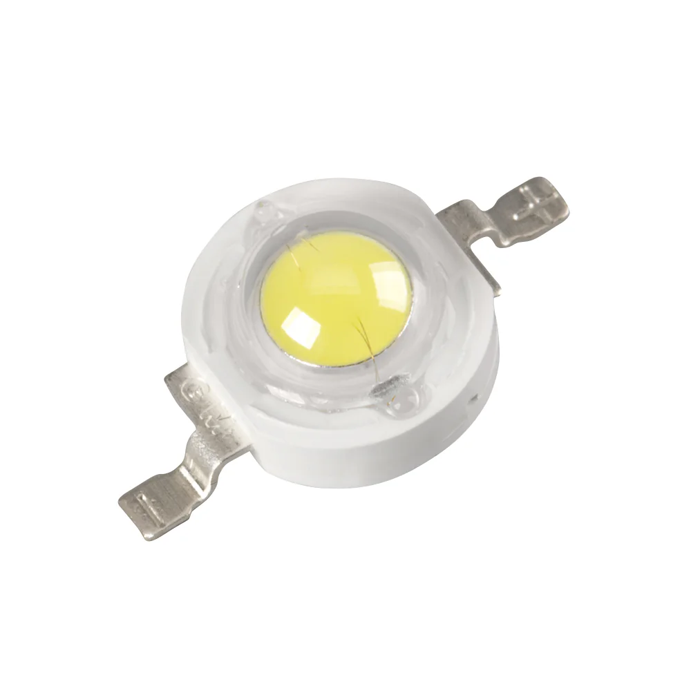 Мощный светодиод ARPL-3W-BCX45 White 020512 - Мощный светодиод типа Emitter, d=8 мм, h=5.2 мм. Чип Bridgelux 45 mil, прозрачная линза. Цвет свечения белый (6000-6500 К). Угол излучения 120-140°. Световой поток 220-250 лм при If=350 мА, P=1 Вт. Световой по