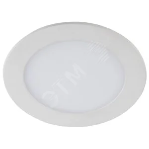 LED 1-6-4K Светильник светодиодный круглый LED 6W 220V 4000K (40/1120) Б0017486