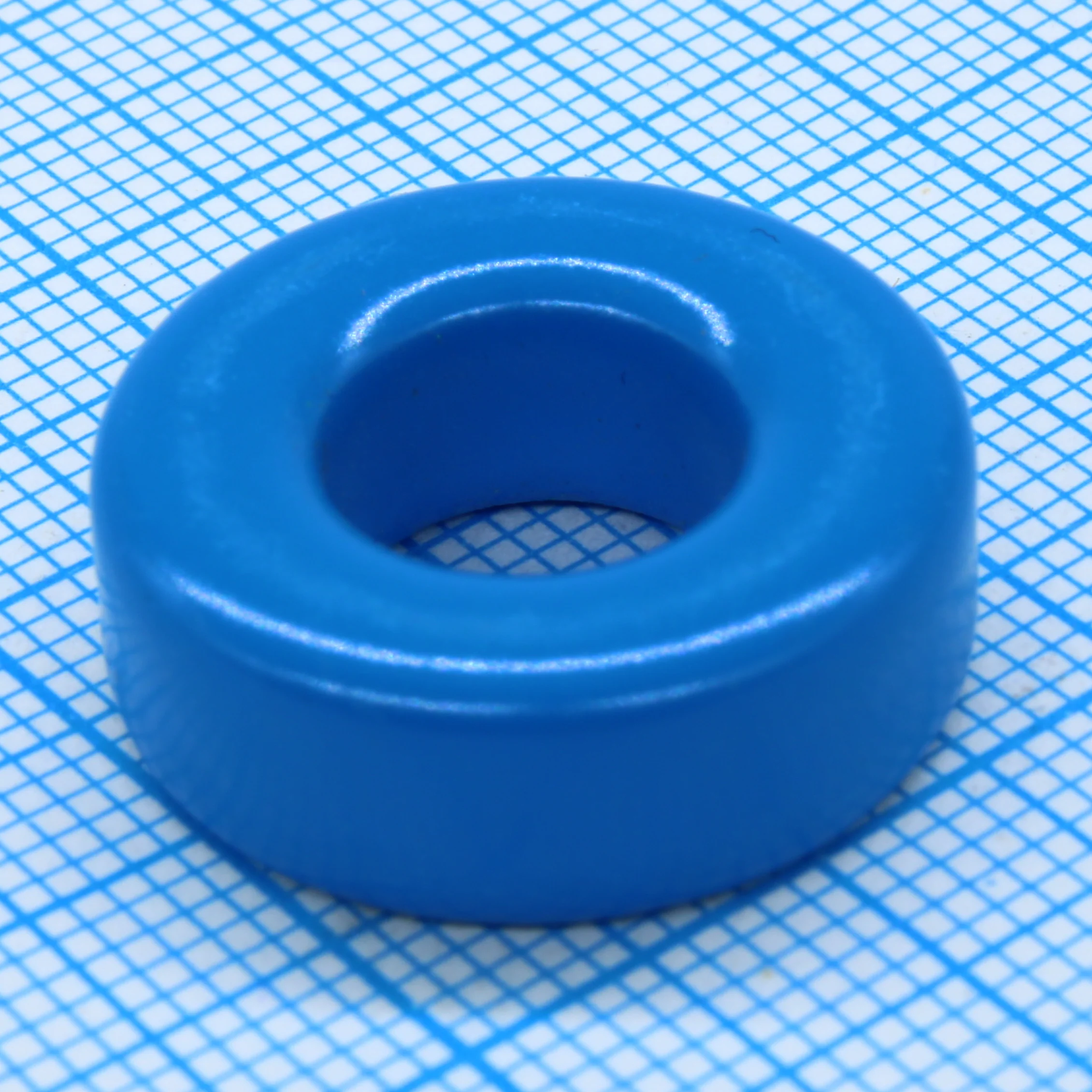 CF199 T2007C (color blue) - Сердечник тороидальный R20x10x7 мм с покрытием, CF199 (T38 TDK), AL=8700nH