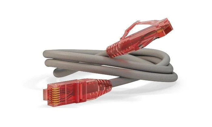 Патч-корд кат.5E U/UTP LSZH 1м PC-LPM-UTP-RJ45-RJ45-C5e-1M-LSZH-GY сер. 42270