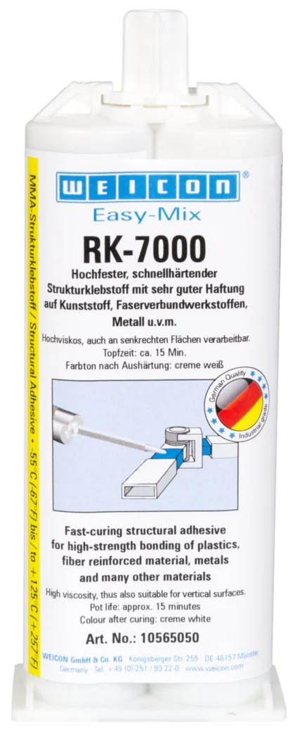 wcn10565050 - 10018563 WEICON Easy-Mix RK-7000 (50 г) Двухкомпонентный конструкционный клей. Высокая вязкость. Высокая сила
