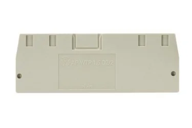 Крышка бок. AP WTP 1,5 D2/2 - Крышка боковая, для клемм WTP 1,5 D2/2...,  цвет: серый