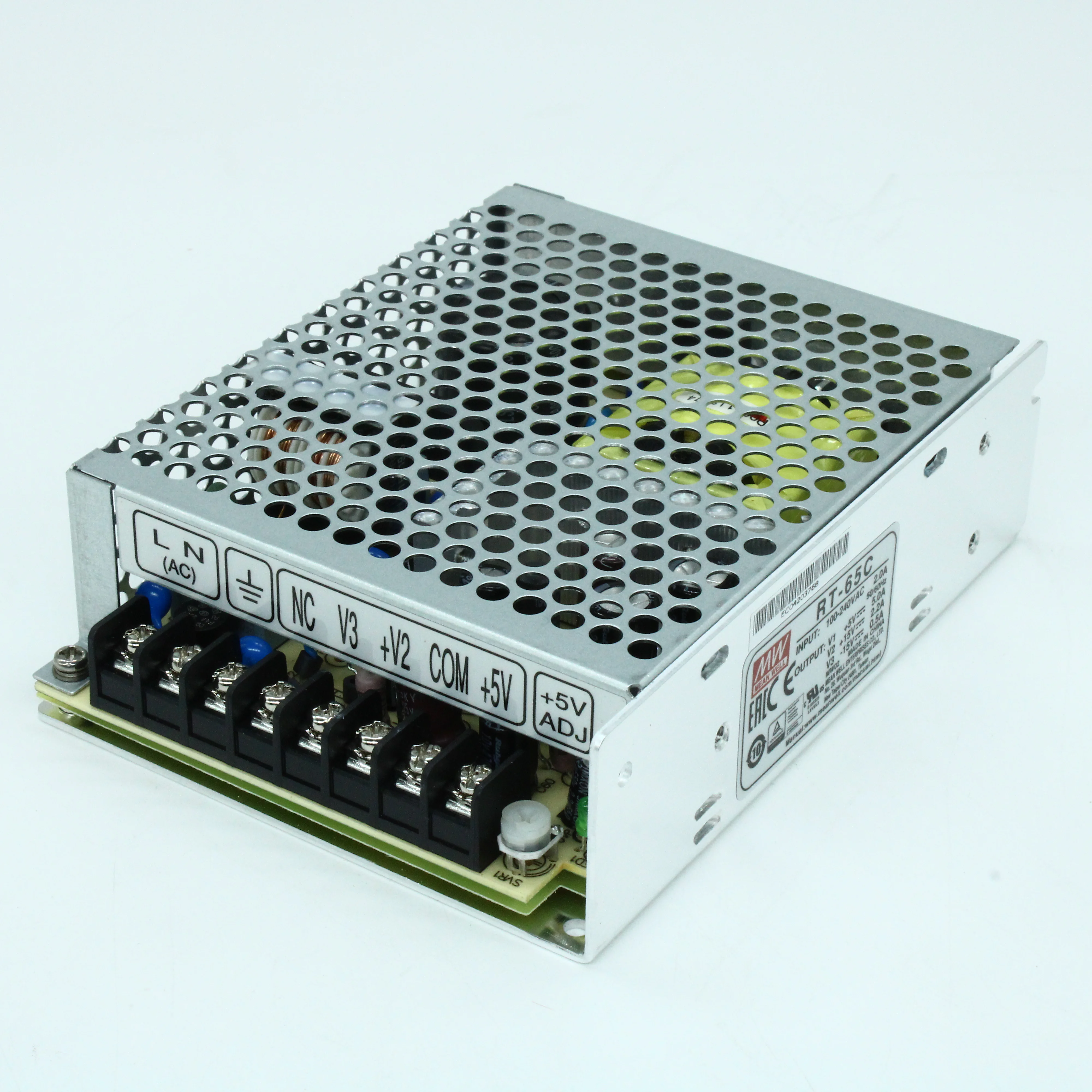 RT-65C - Преобразователь AC/DC в корпусе строенный выход 5В/15В/-15В  5A/2.2A/-0.5A 65Вт
