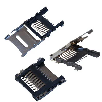 MICROSD SMD 8PIN 1.8H - Разъём microSD, SMD