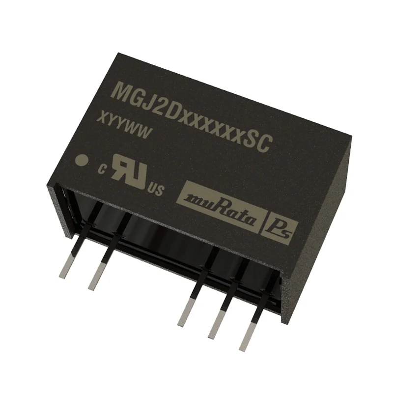 MGJ2D121505SC - Преобразователи постоянного тока в постоянный с изоляцией 2W 12Vin 15/-5Vout 80/40mA SIP