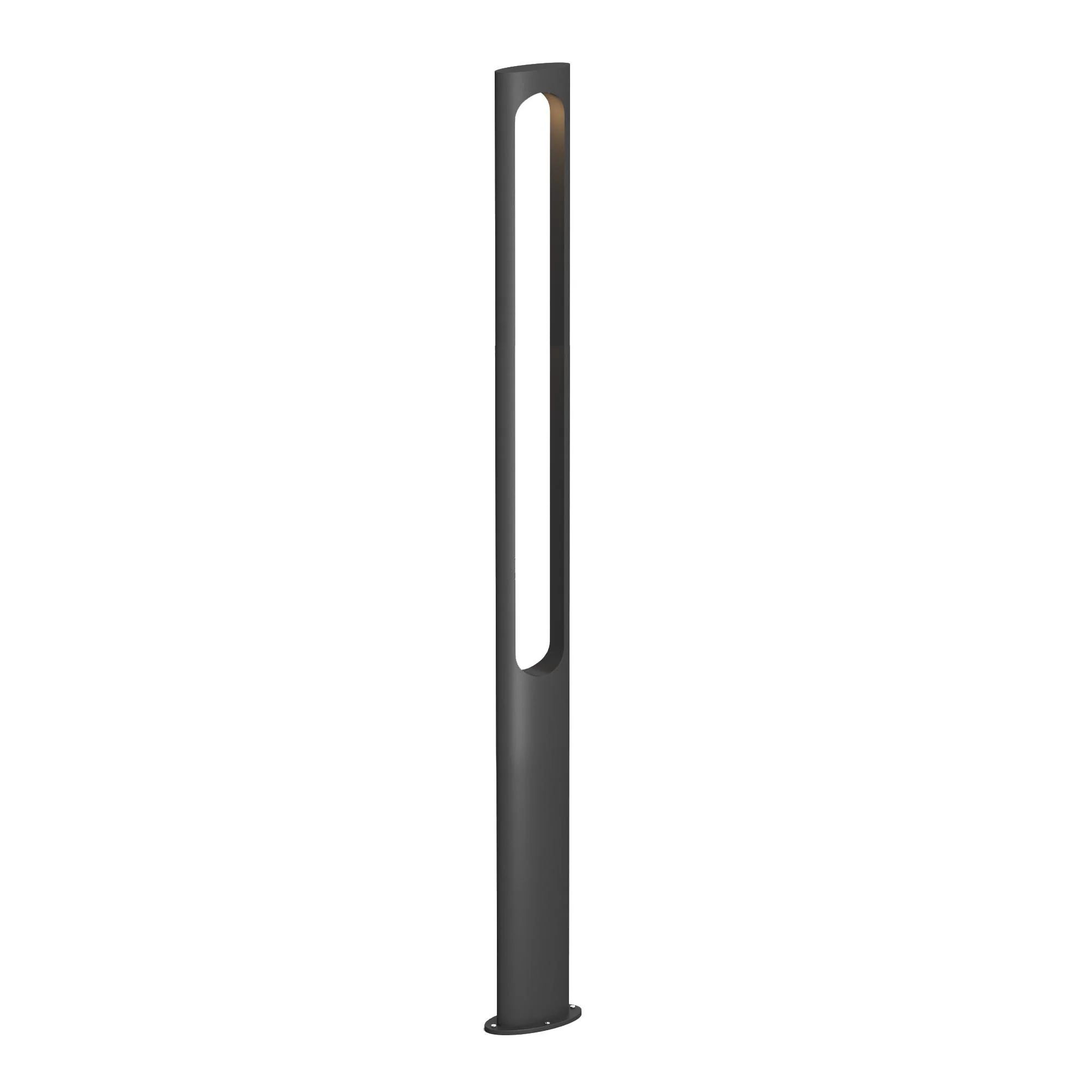 Светильник LGD-MUSE-BOLL-H2000-18W Warm3000 (DG, 328 deg, 230V) 037522 - Поставка под заказ от 100 шт. Уличный светодиодный светильник для подсветки дорожек. Мощность 18 Вт, св. поток 1550 лм, 86 лм/Вт, теплый 3000 K, CRI>80, угол 328°, напряжение питания
