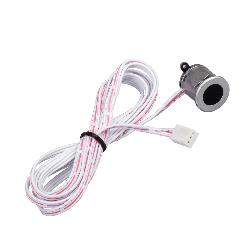 ИК-датчик SR-Door-Switch-Silver-R 018353 - Бесконтактный ИК-датчик для светодиодной ленты. Датчик открыт — «вкл», закрыт — «выкл», расстояние срабатывания 1-6 см. Работает совместно с диммером SR-2901 (приобретается отдельно). Габаритные размеры датчика (