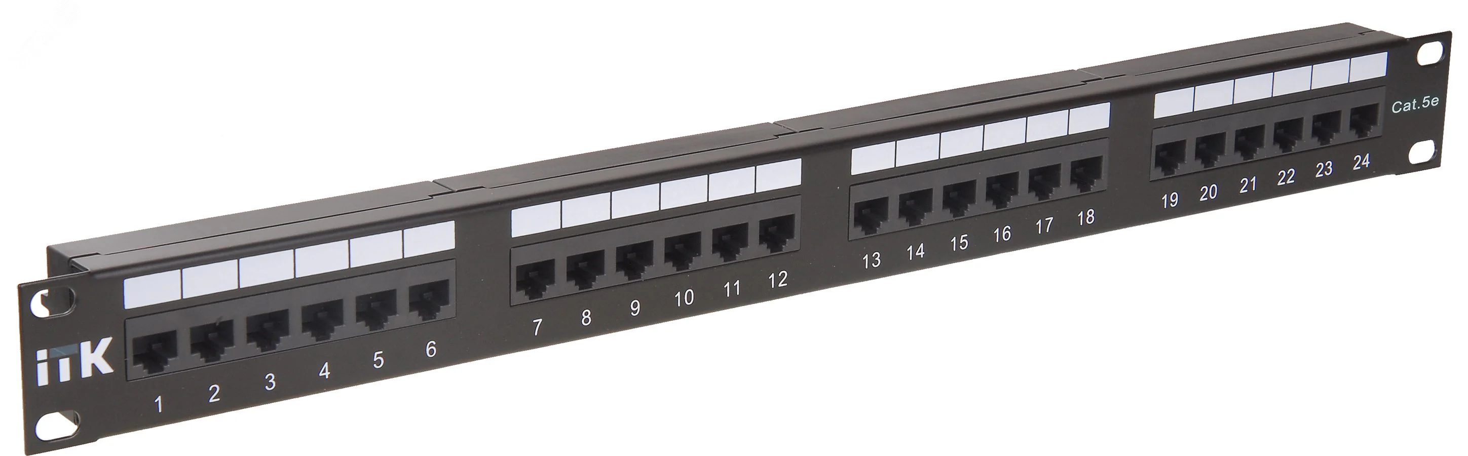 Патч-панель 1 юнит категория 5Е UTP 24 порта (Dual) PP24-1UC5EU-D05
