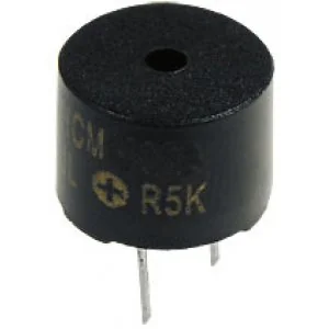 HCM1212A - Звукоизлучатель электромагнитный, +12V d=12mm  2.4kHz 85db/60mA