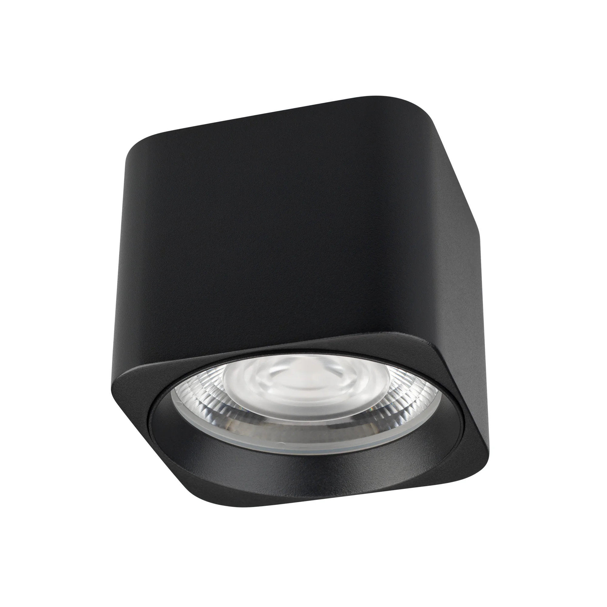Светильник SP-DICE-S78x78-10W Day4000 (BK, 24 deg, 230V) 046631 - Накладной интерьерный светильник. Мощность 10 Вт, св. поток 780 лм, 78 лм/Вт, дневной 4000 K, CRI>90, угол 24°, напряжение питания 230 В. Черный квадратный корпус из алюминия, степень защит