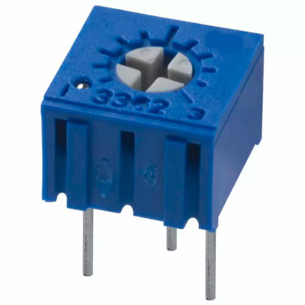 TSR-3362P-223R - Потенциометр однооборотный керметный 22кОм 0.5Вт ±10% (6.6 X 6.99 X 4.7мм)