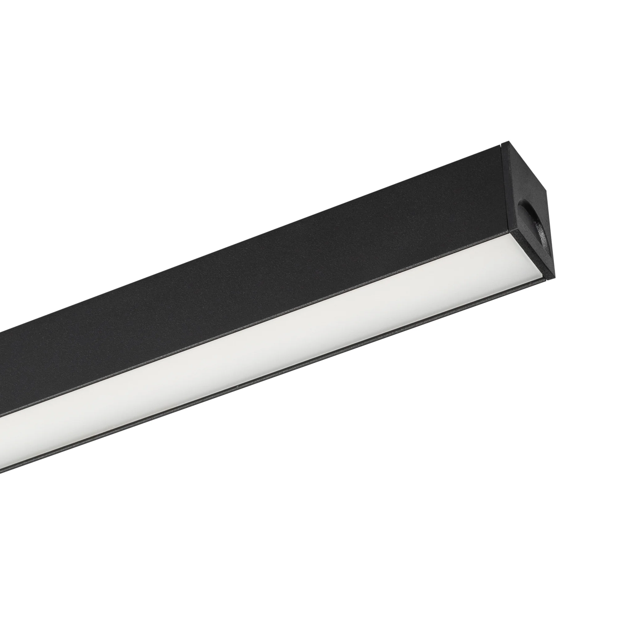 Светильник MAG-FLAT-25-L600-18W Warm3000 (BK, 100 deg, 24V, DALI) 046335 - Светильник для магнитных треков шириной 25 мм, с управлением DALI. Мощность 18 Вт. Цвет свечения теплый 3000K, световой поток 1100лм, угол 100°, CRI>90.  Корпус прямоугольный, мета
