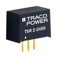 TSR 2-2412 - DC/DC, 2.4Вт, вход 4.6…36В, выход 1.2В/2А, не изолированный, КПД 84%, SIP3, 14x10.1x7.5мм, -40…85°C, пластик