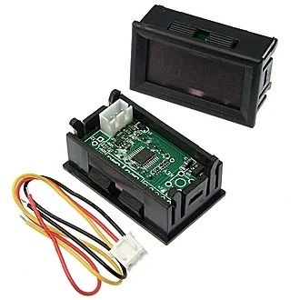 0-33,000VDC RED (45X26MM) - Вольтметр DC 0-33В LED красный