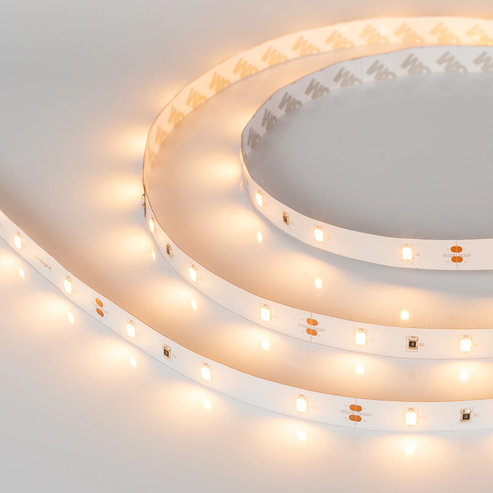 Лента ULTRA-5000 12V Warm2400 (5630, 150 LED, LUX) 018109 - Поставка под заказ от 1000 м. Гибкая лента LUX, светодиоды smd 5630, 30шт/м (150шт на 5м), белая плата 12мм, скотч 3М. Цвет ТЁПЛЫЙ (как свеча) 2200-2400K. Питание 12V, мощность 12 Вт/м (60 Вт на 