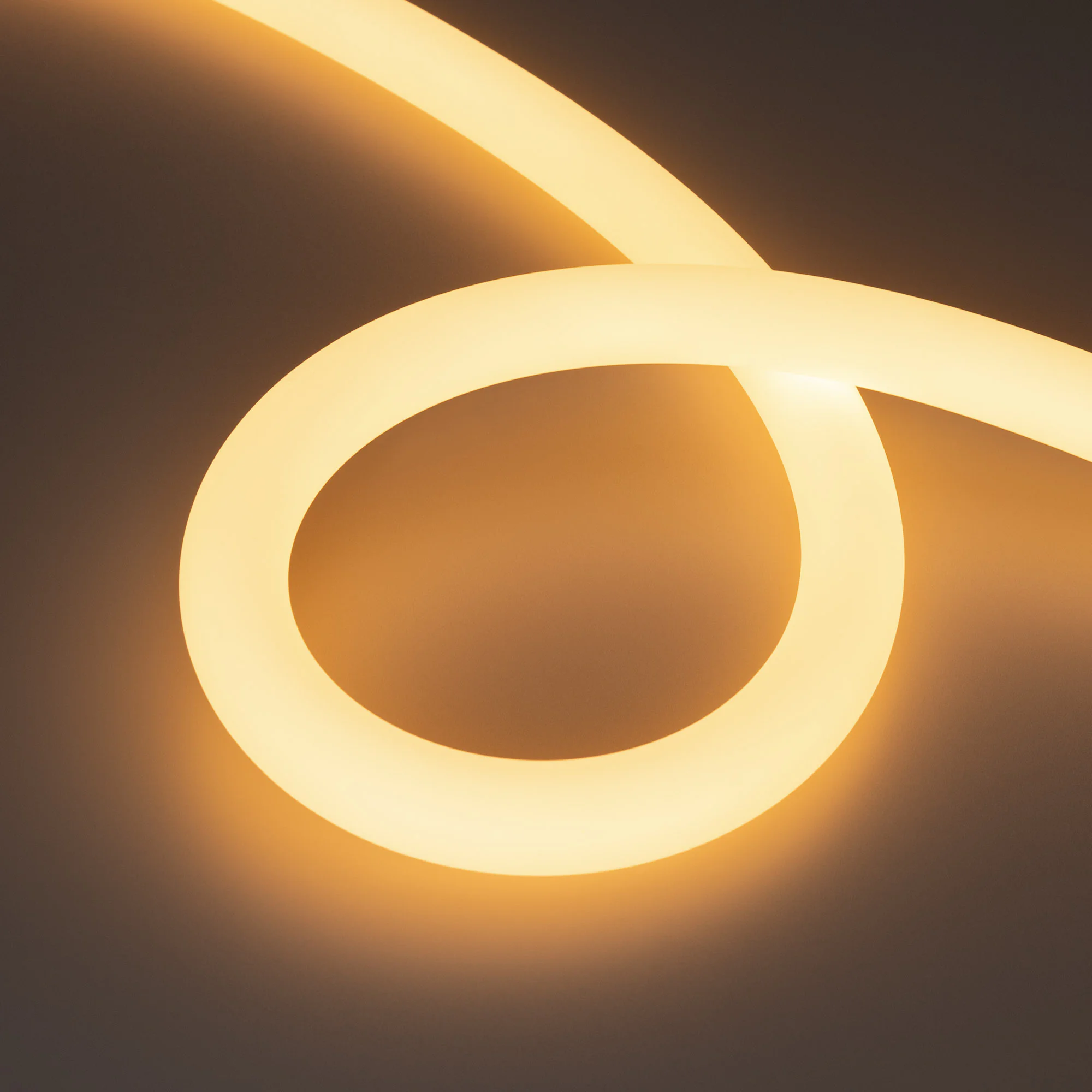 Лента герметичная MOONLIGHT-TOP-A336-D25mm 24V Warm2700 360deg (14.4 W/m, IP65, 2835, 5m, wire x1) 038747 - Гибкая герметичная лента (неон серии MOONLIGHT), сечение 25х25 мм. Светодиоды SMD 2835 336 шт/м. Цвет свечения ТЕПЛЫЙ БЕЛЫЙ (2700 К), индекс цветоп