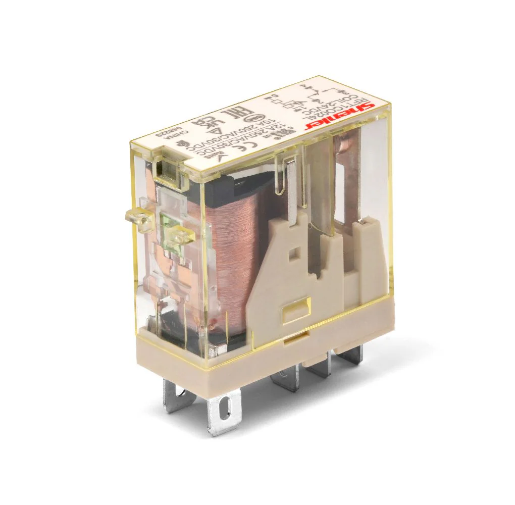 Реле RFT2CO730 - Интерфейсное реле, 2 группы переключающих контактов, 230VAC, 8A, стандартное исполнение, для колодок серий: SRT*-E, SRT*-A, SRU*-E, SRT*-P, SRU*-S, SRU*-ST, SRT*ES