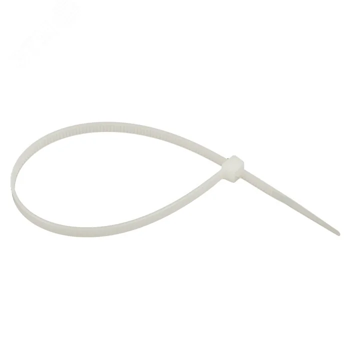 Хомут кабельный 3.6х180 нейл. бел. (уп.100шт) plc-c-3.6x180