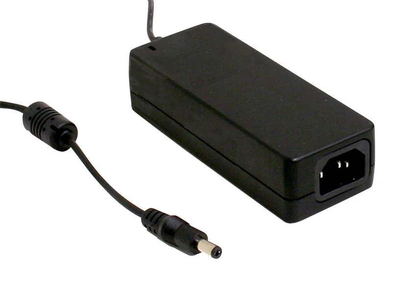 GST60A09-P1J - AC-DC, 54Вт, вход 90...264B AC, 47...63 Гц, 127...370B DC, выход 9B/6A, изоляция 3000В AC, 125x50x31.5мм, -30...+70°С, сетевой разъём IEC320-C14, выходной разъем 11, диам. 5.5х2.1мм