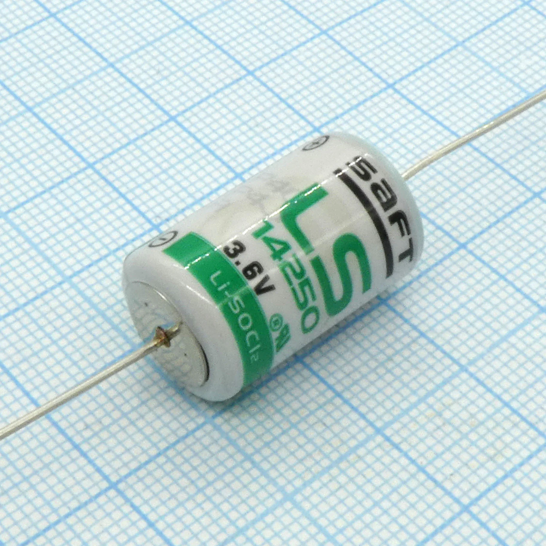 Батарея Saft LS 14250/CNA 1/2AA - Элемент питания литиевый, с выводами