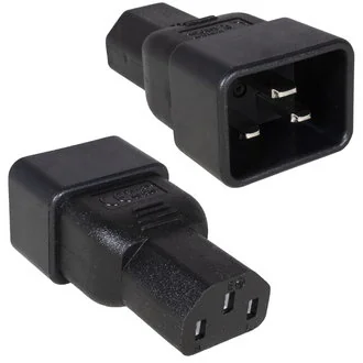 AC-011 - Разъем питания серии AC, переходник стандарта C13 на C20, 16А 250В