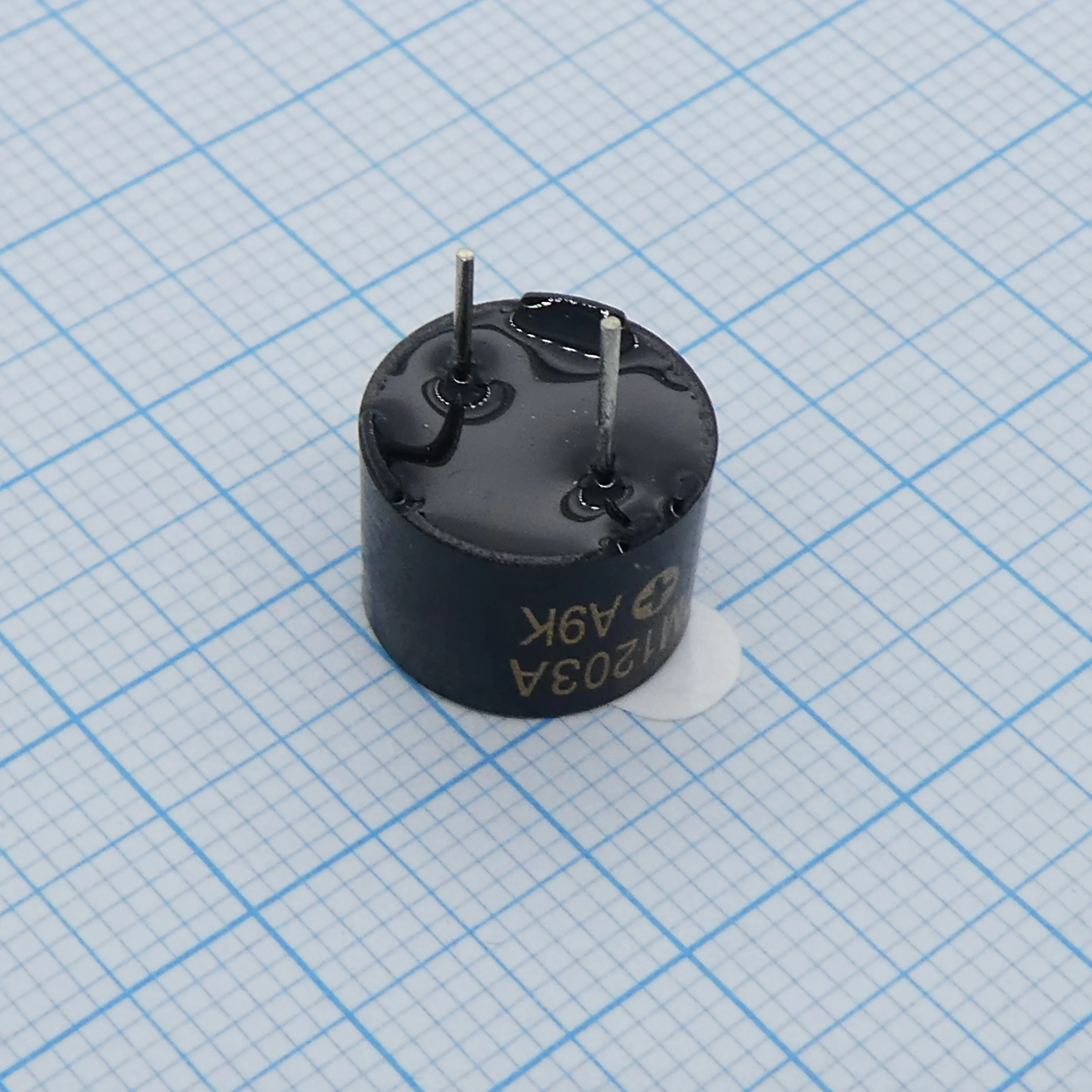 HCM1203A - Звукоизлучатель электромагнитный, +3V d=12mm, -40 +85C, 2300+300 Hz, 30mA