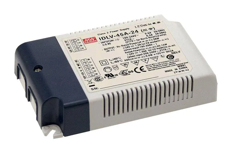 IDLV-45A-60 - Источник электропитания светодиодов 45Вт 60В/0,75A стабилизация напряжения
